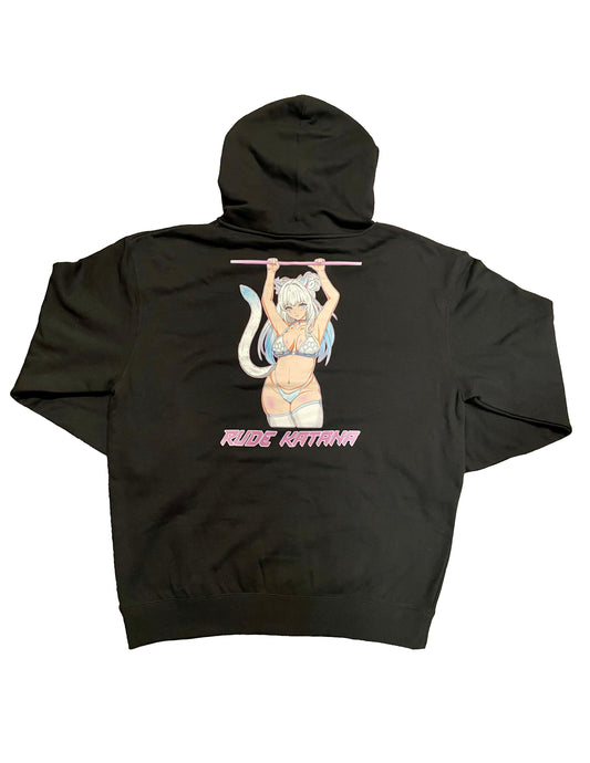 Hang In There, Kitty Zip-Up Hoodie