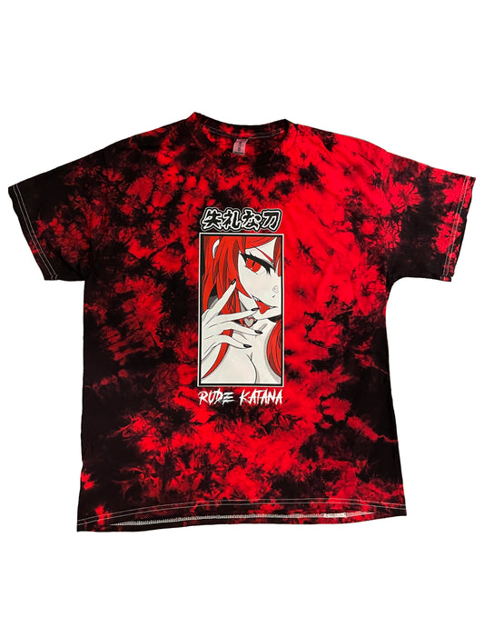 Rude Katana Bloodlust Tie Dye Short Sleeve T-Shirt