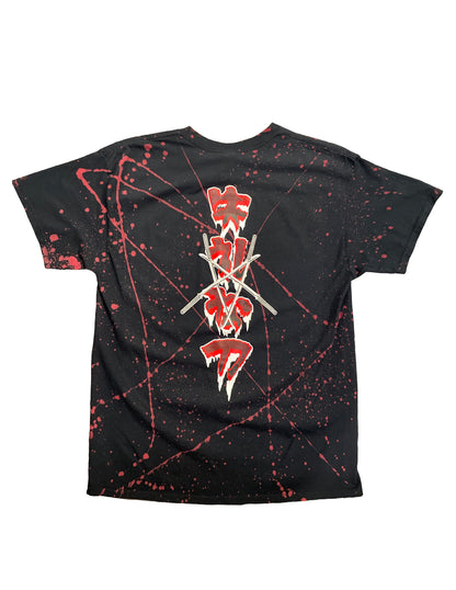 Rude Katana Splatter Short Sleeve T-Shirt