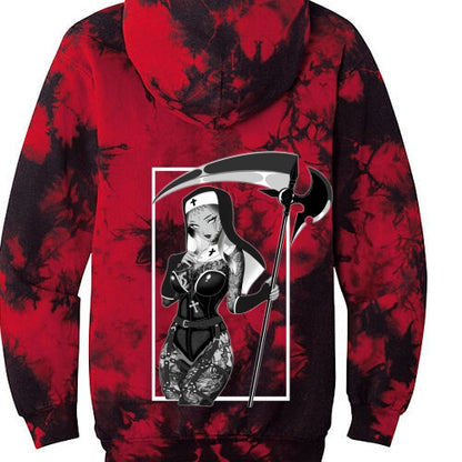 Naughty Nun Red Tie-Dye