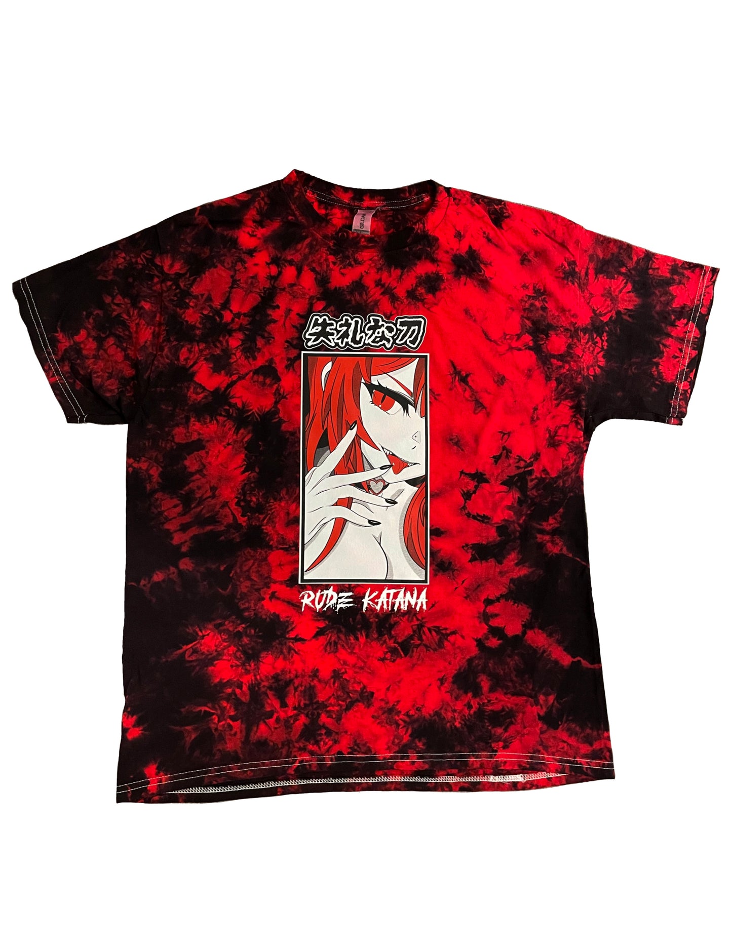 Rude Katana Bloodlust Tie Dye Short Sleeve T-Shirt