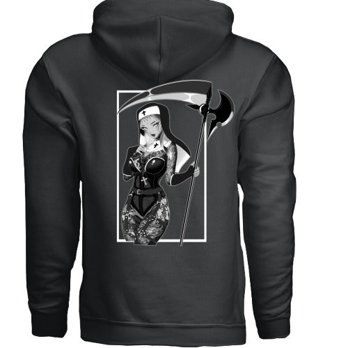 Naughty Nun Black Hoodie