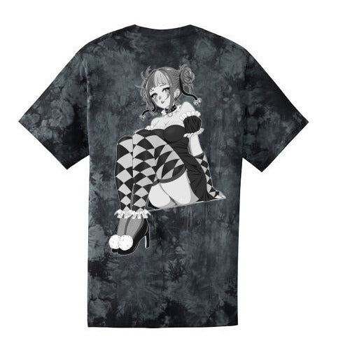 Down To Clown? Black Tie-Dye Tee