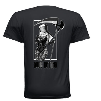 Naughty Nun Black Tee