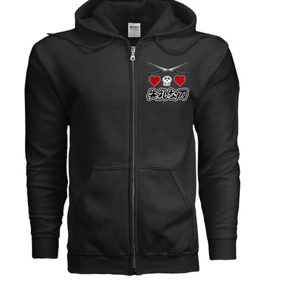 Bloodlust Black Zip-Up