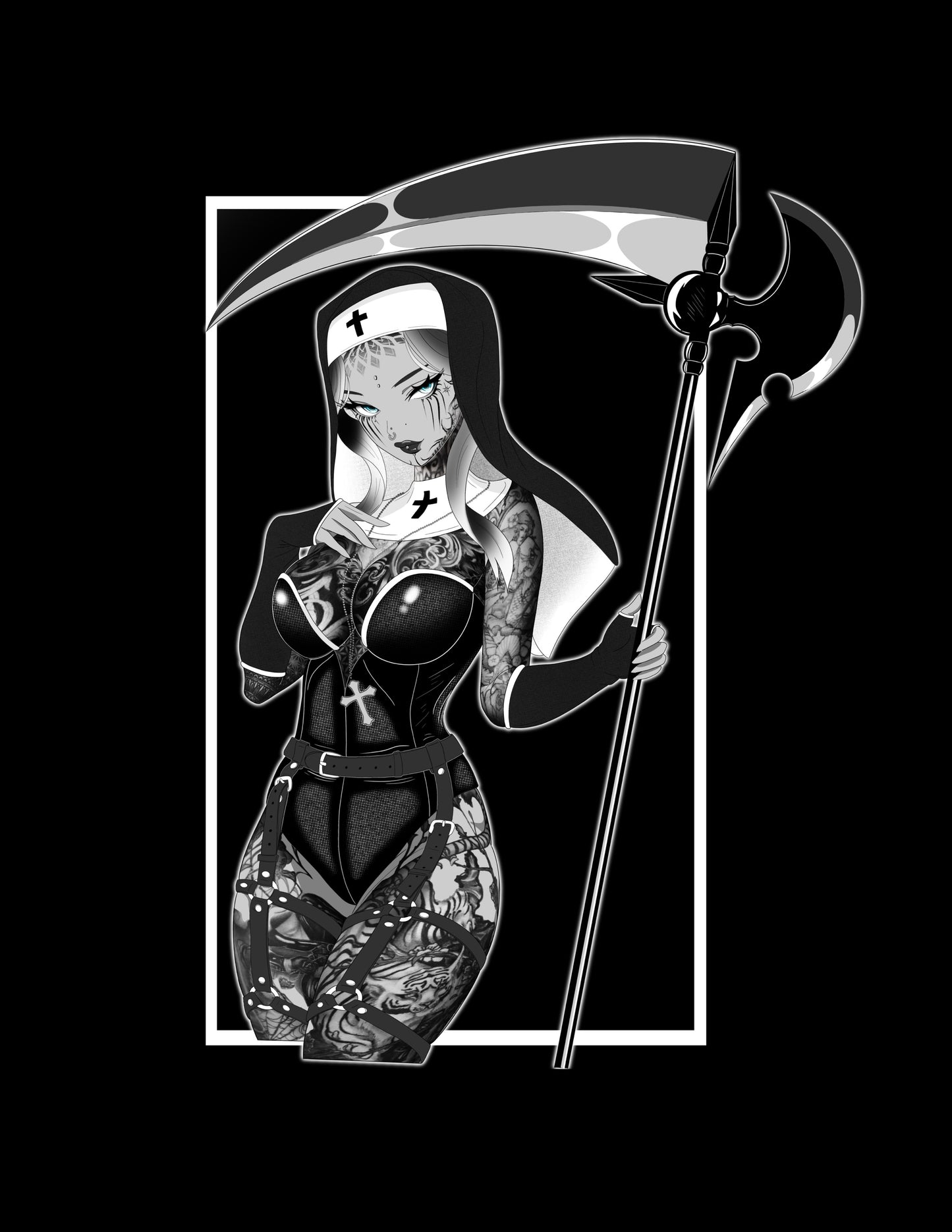 Naughty Nun Red Tie-Dye