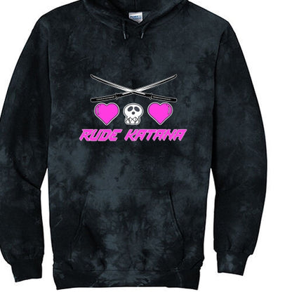 Katana Girl Tie-Dye Hoodie