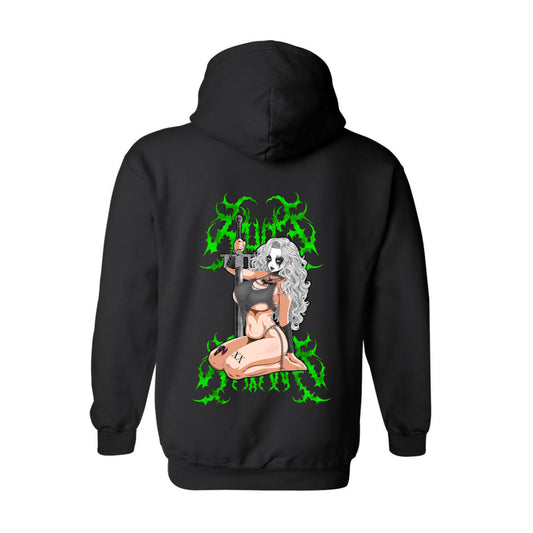 Black Metal Maiden Hoodie