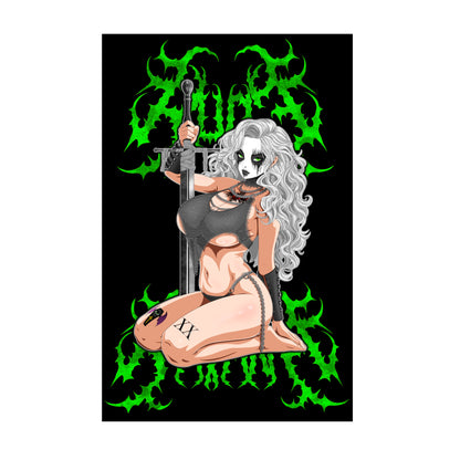 Black Metal Maiden Hoodie